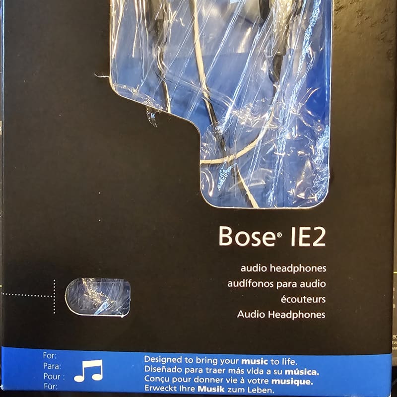 2011 Bose IE2 AUDIO HEADPHONES for Music in Original Packa… – used       headphones