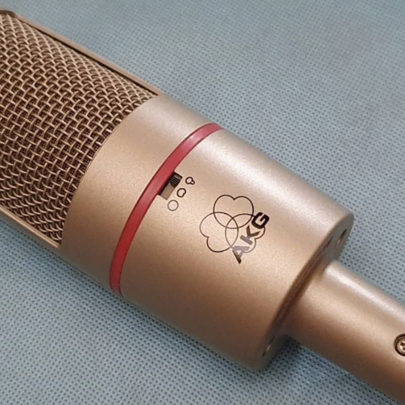 2000s AKG C4000B Multi-Pattern Condenser Microphone Satin Nick… – used Microphone     Condenser