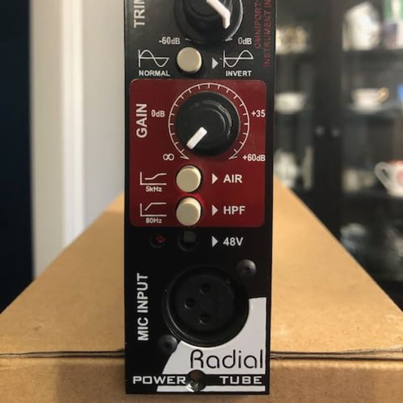 2010s Radial PowerTube 500 Series Tube Mic Preamp Module Red – used Microphone