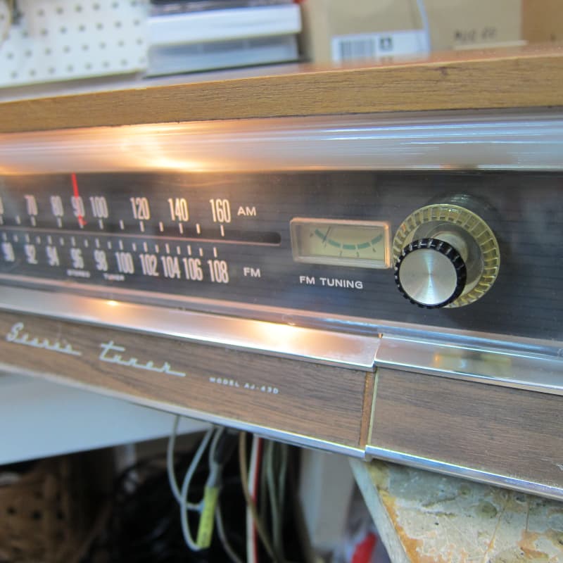 1960s Vintage Heathkit AJ-43D Am/Fm Stereo Analogue Tuner, Woo... - used       Vintage