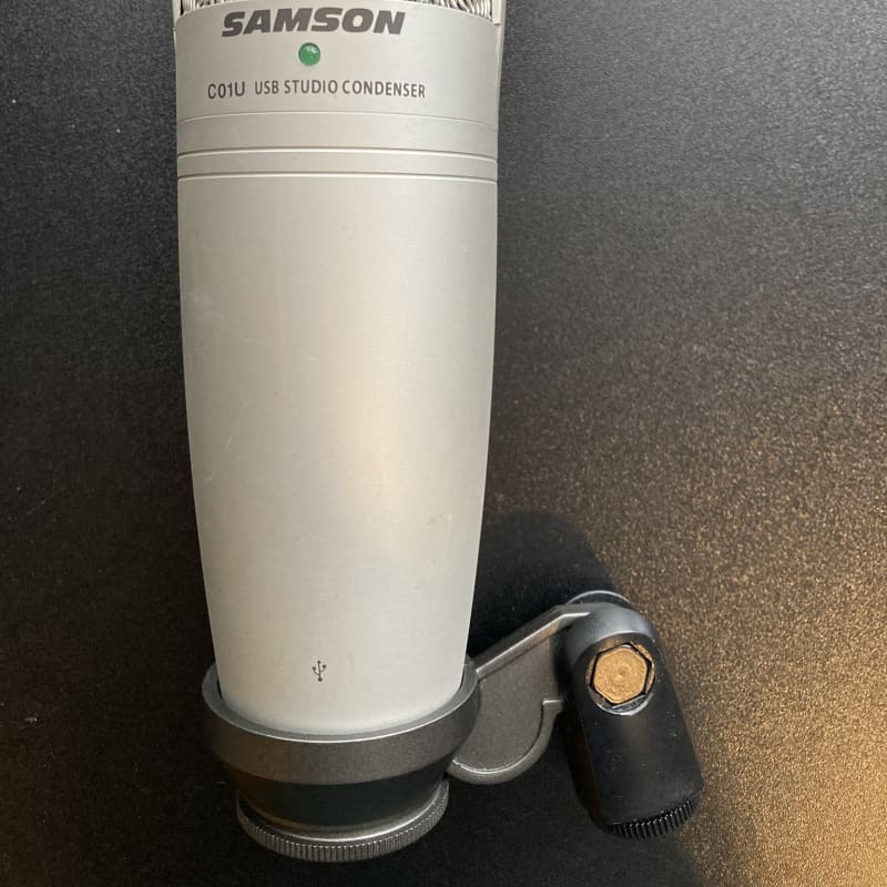 2010s Samson C01U USB Microphone Nickel – used Microphone    USB microphone Condenser