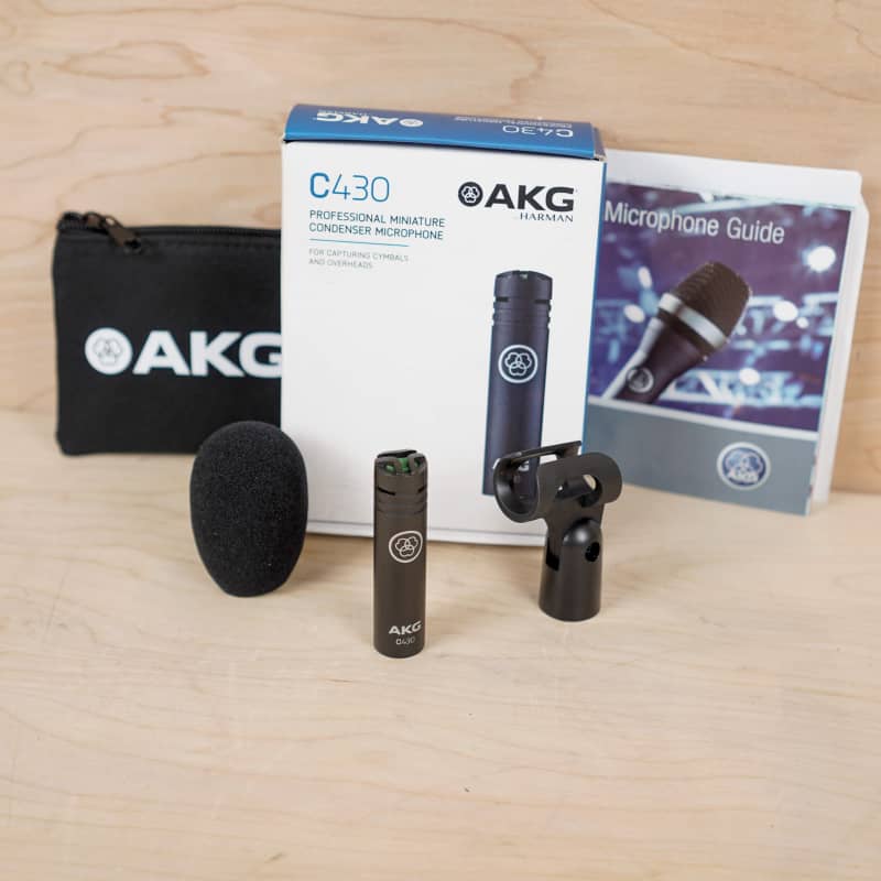 AKG C430 Small Diaphragm Cardioid Miniature Condenser Micropho… – used Microphone   Cardioid  Condenser