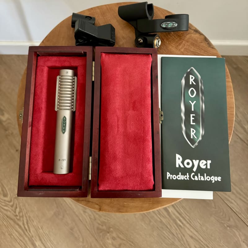 1998 – 2021 Royer R-121 Ribbon Microphone Nickel – used Microphone      Ribbon