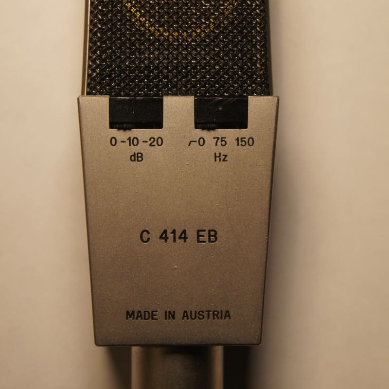 1970s AKG C414 EB with Nylon CK12 Capsule Silver - used Microphone