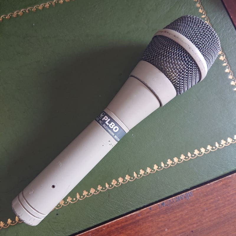 1980s Electro-Voice PL80 Handheld Supercardioid Dynamic Microp... - used Microphone  Dynamic