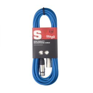 EMD S Series XLR to XLR Cable – 6m / Blue – new Microphone      XLR Cable