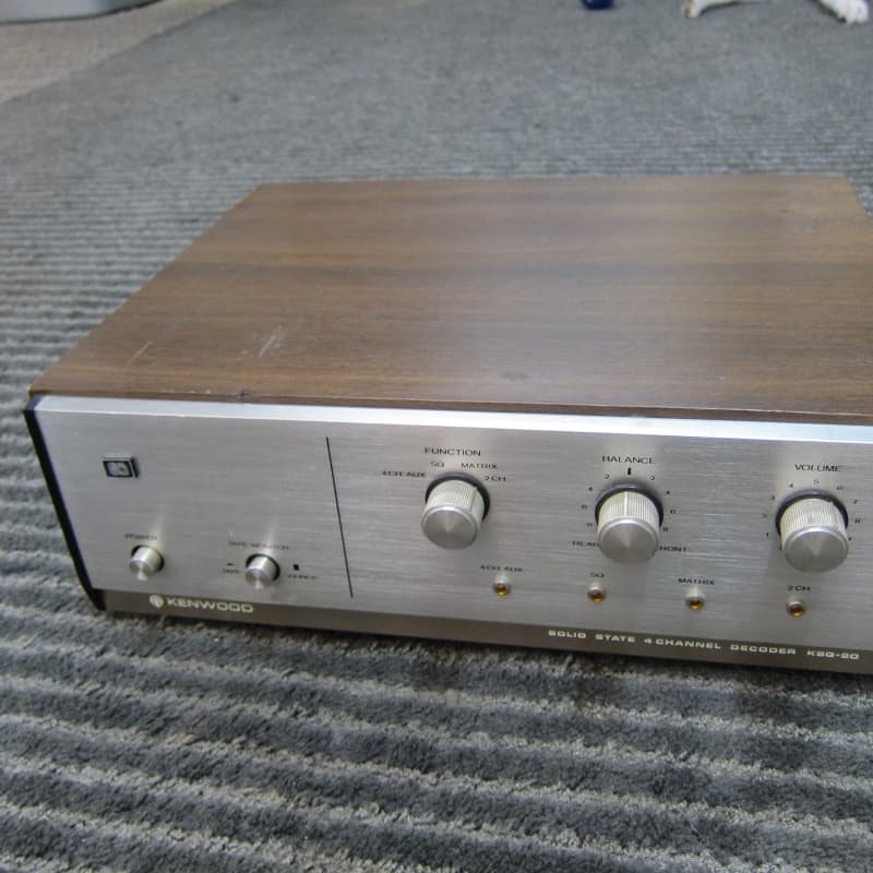 1960s Vintage Kenwood KSQ-20 4 Channel Decoder, SQ/Matrix/Wood... - used       Vintage