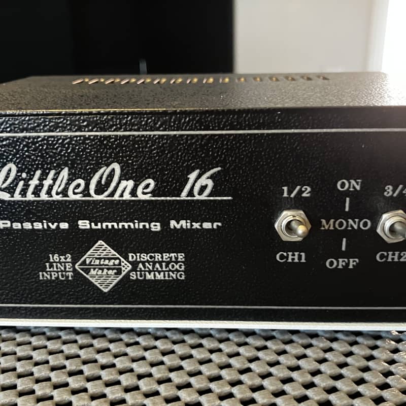 2021 Vintage Maker LittleOne 16 Passive Summing Mixer Metal – used       Vintage