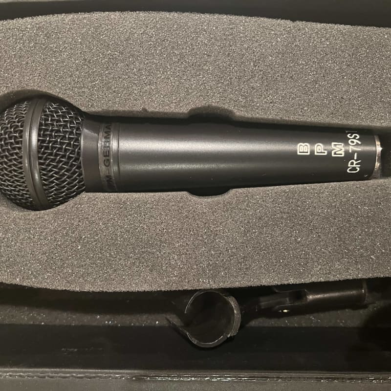 1990 BPM-Sudiotechnik CR-79ST Conderser Microphone CR-79ST Black – used Microphone