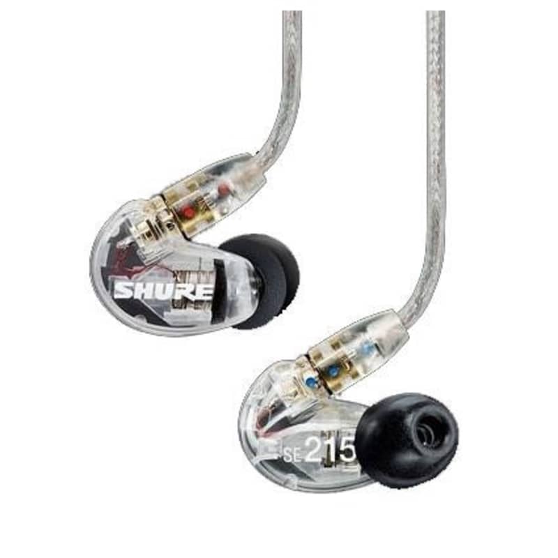 Shure Shure SE215 Sound Isolating Earphones, Clear Clear - new In-Ear Monitor