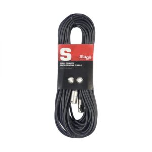 EMD S Series XLR to XLR Cable – 15m / Black – new Microphone      XLR Cable