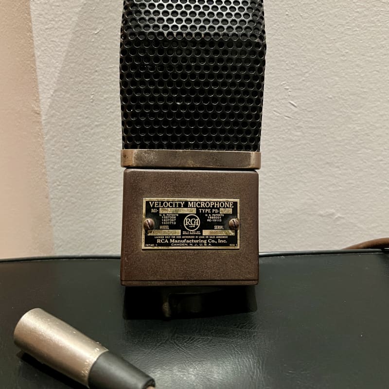 1930s RCA PB-90 MI-4000 Ribbon Microphone Black - used Microphone