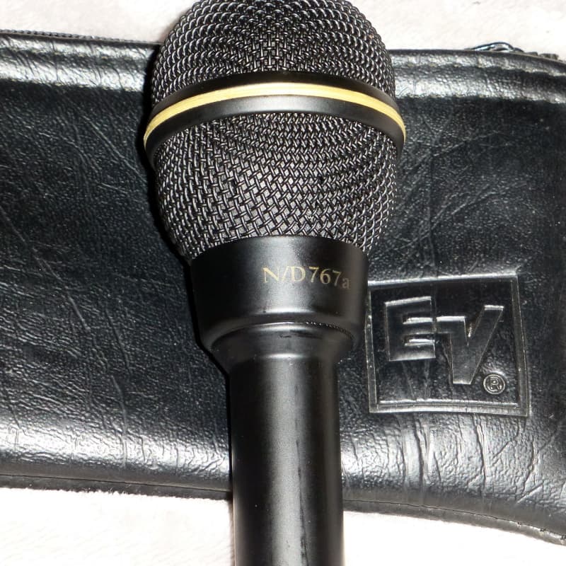 Late 1980s Electro-Voice N/D 767 A Microphone Black - used Microphone