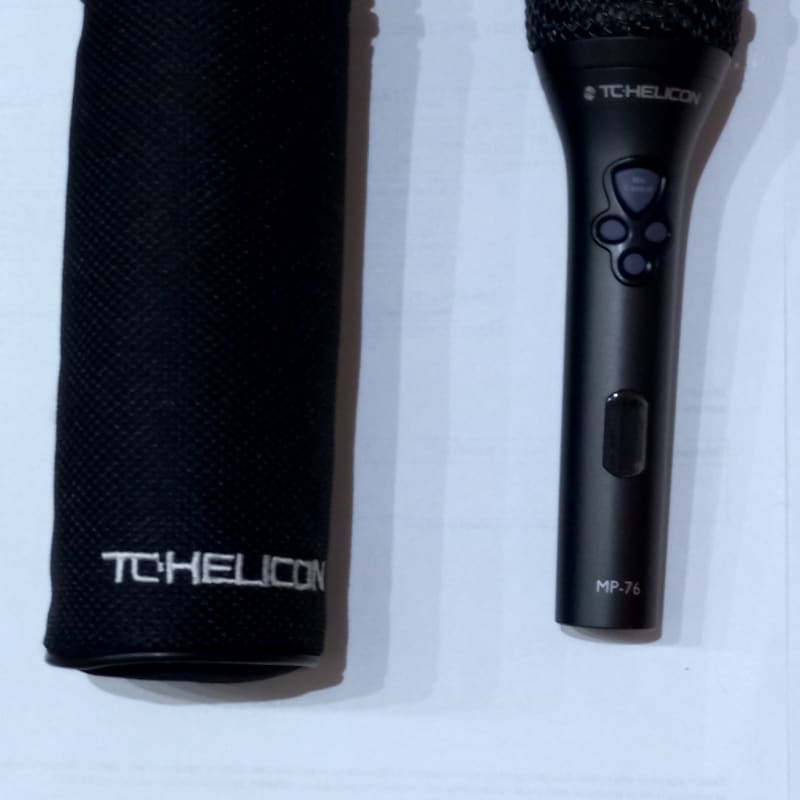 2010s TC Helicon MP-76 Dynamic Microphone Black - used Microphone  Dynamic