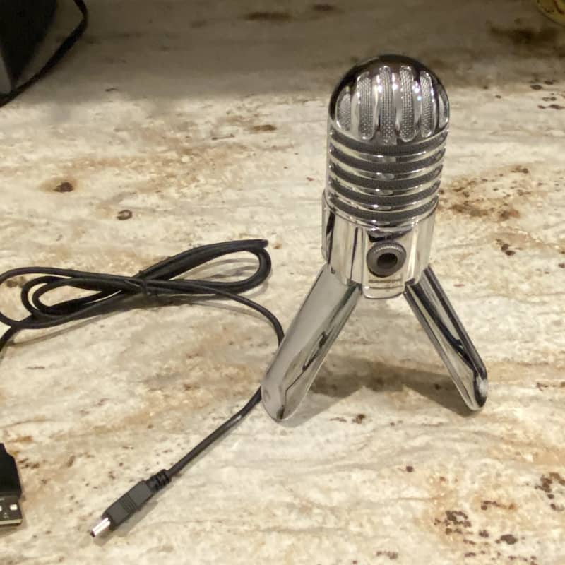 Samson Meteor Mic USB Studio Condenser Mic Chrome - used Microphone     Condenser Vocal