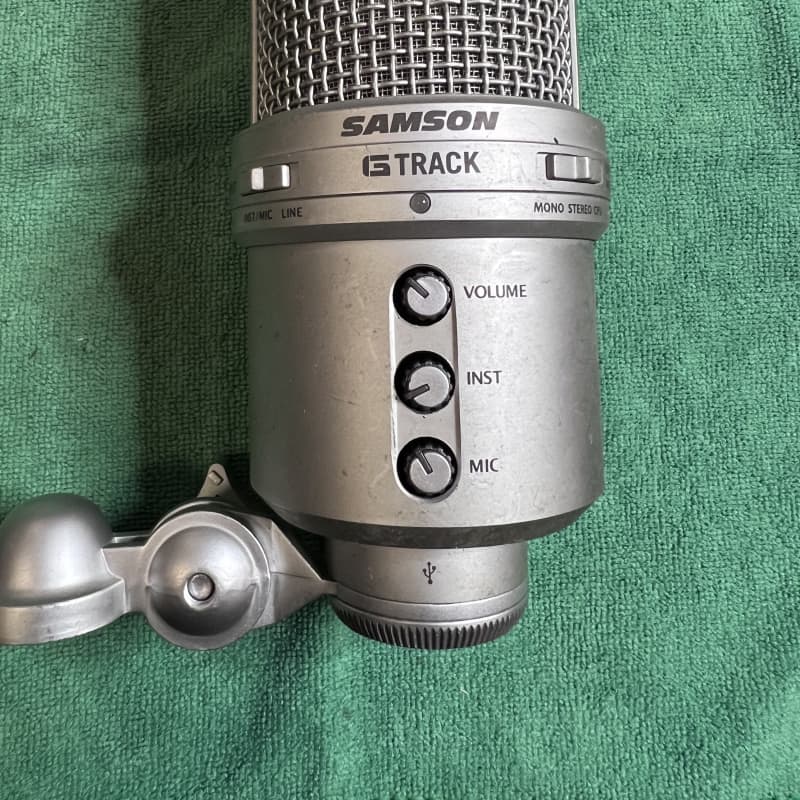 2010s Samson G-Track USB Condenser Mic with Audio Interface Si... - used Microphone     Condenser