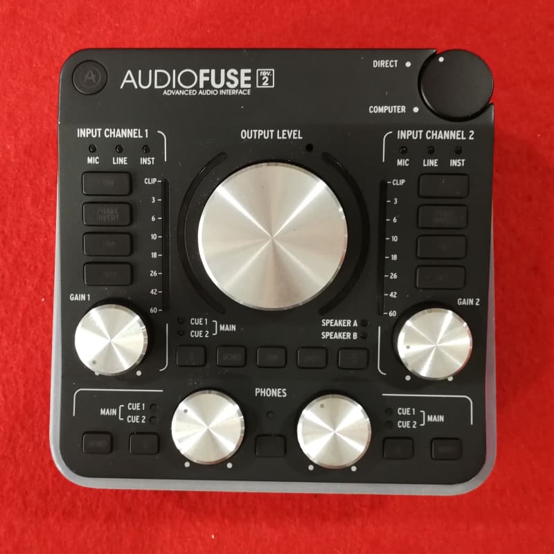 2019 – 2020 Arturia AudioFuse Rev2 USB Audio Interface Black – used Microphone