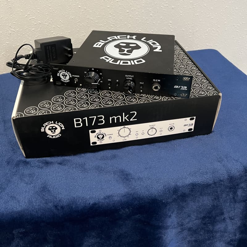 2020 Black Lion Audio B173 MKII Microphone Preamp Black - used Microphone