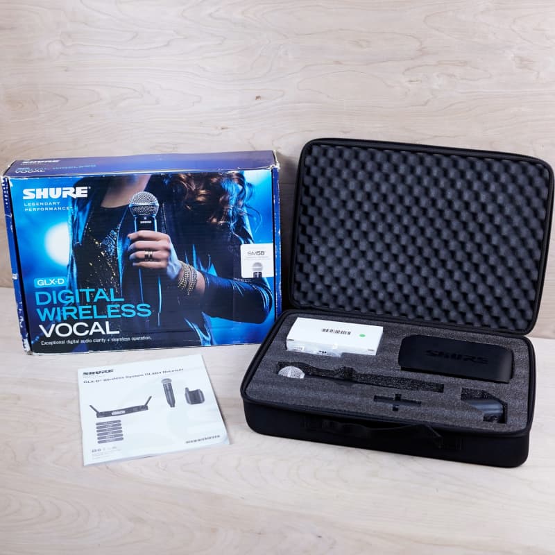 Shure GLX-D Digital SM58 Vocal System BlacK – used Microphone   Wireless   Vocal