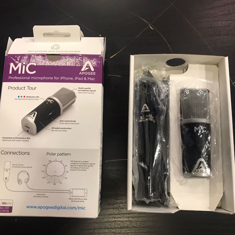 2018 Apogee Mic 96KHZ Black - used Microphone