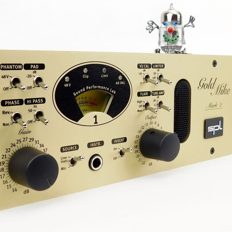 2012 - Present SPL 2485 Goldmike MkII Microphone Preamp Gold - used Microphone