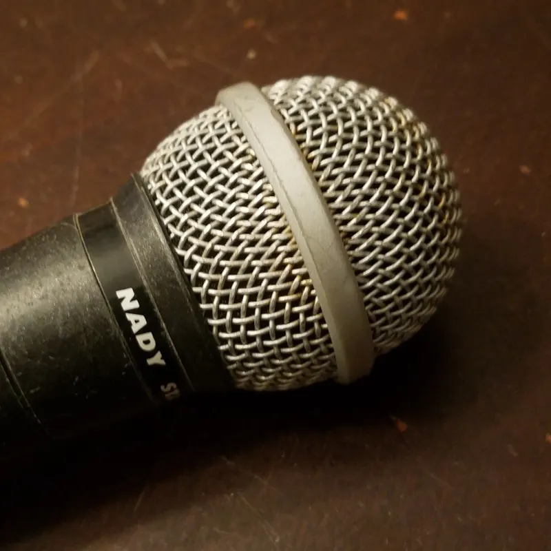 Nady Star Power Series SP-9 professional mic XLR Black Silver - used       Professional