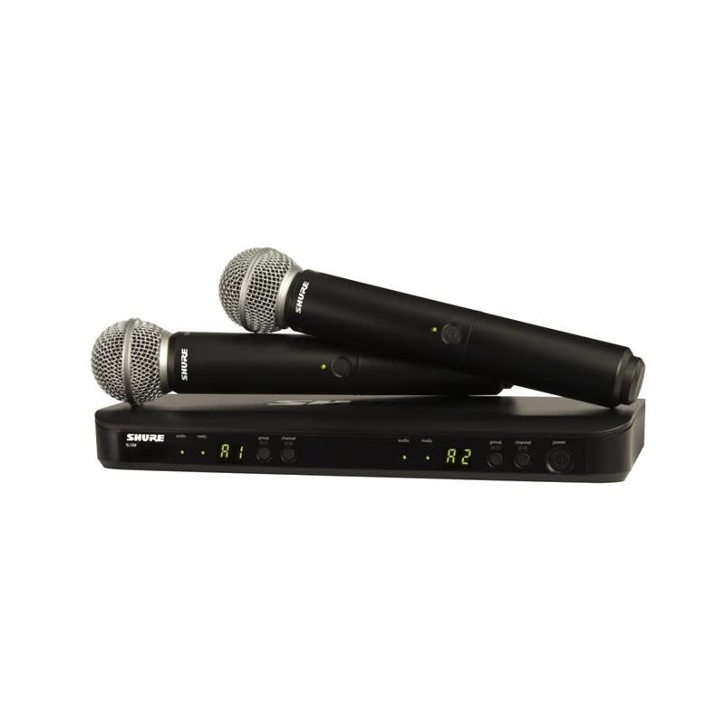 Shure Shure BLX288UK/SM58 Dual Handheld Wireless Microphone Sy... - new Microphone   Wireless