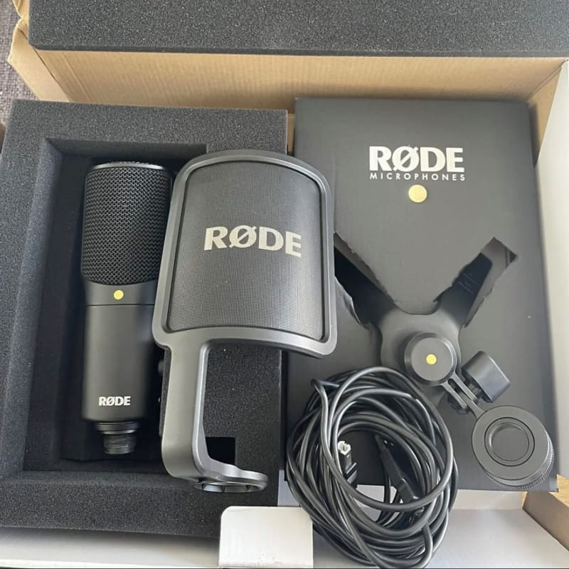 2014 - Present RODE NT-USB Condenser Microphone Black - used Microphone     Condenser