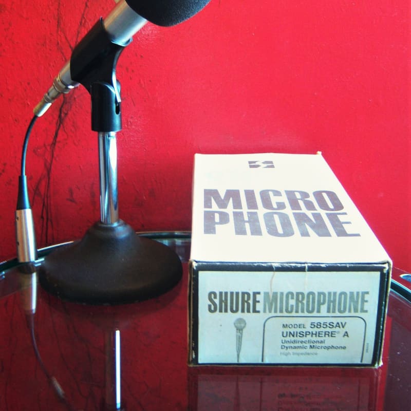 1970's Shure 585SAV Satin Chrome - used Microphone