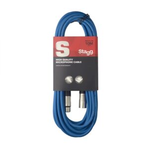 EMD S Series XLR to XLR Cable - 10m / Blue - new Microphone      XLR Cable