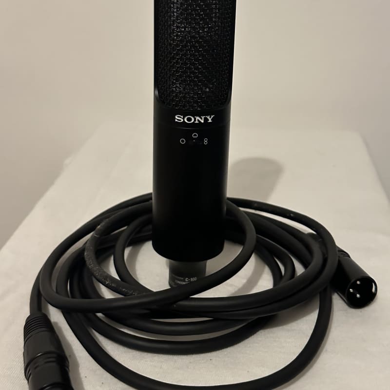 2010s Sony C-100 Hi-Res Dual Capsule Condenser Microphone Black – new Microphone