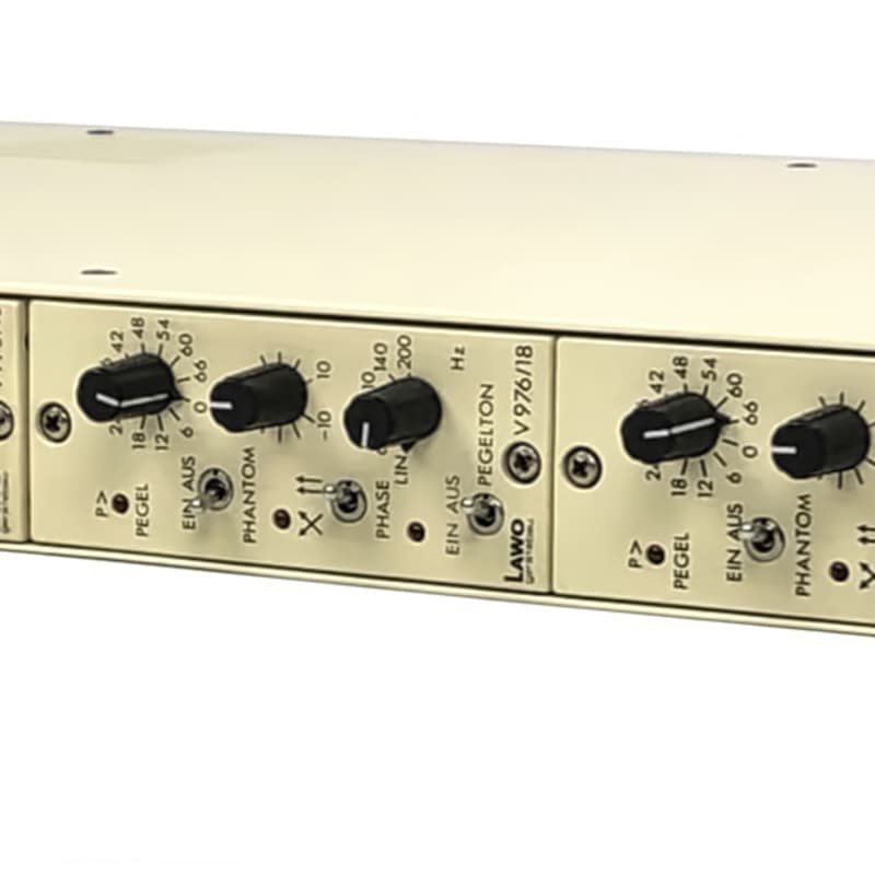 1970/80s LAWO V976/18 vintage german mic preamp Creme - used       Vintage