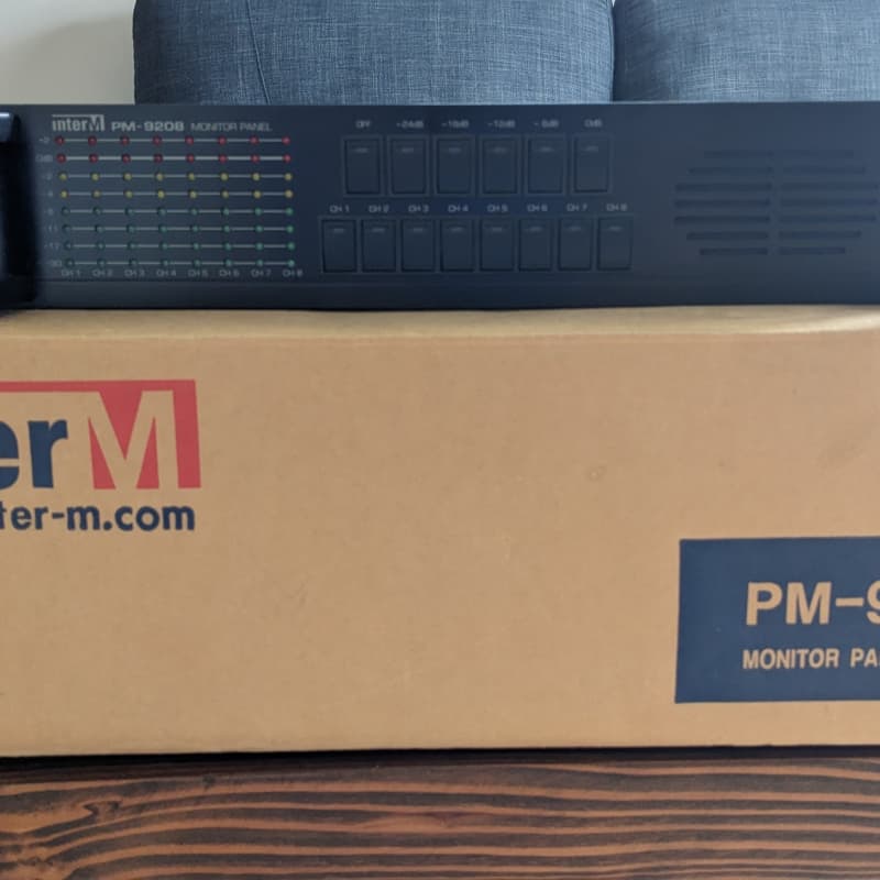 InterM PM-9208 Panel Monitor black - used    Stage