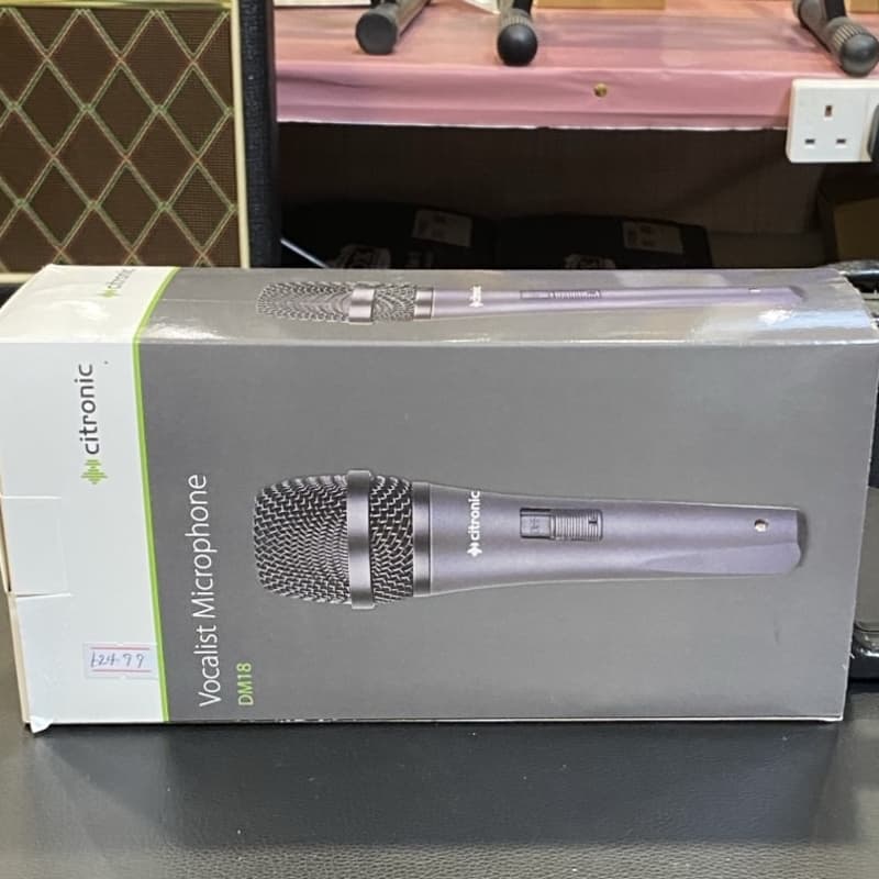 Current Citronic DM18 Silver – new Microphone    Handheld  Vocal