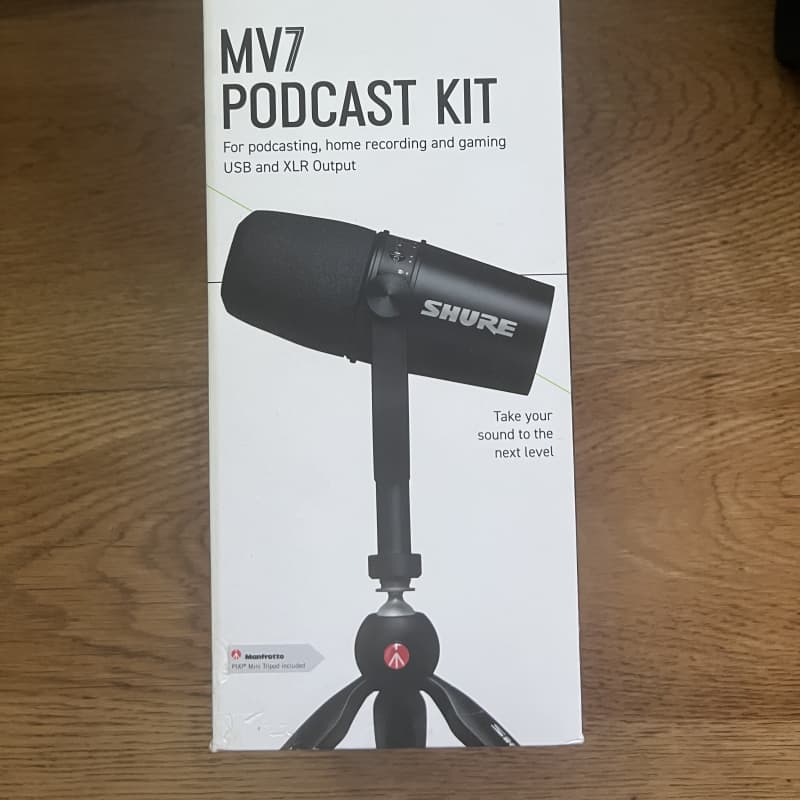 2020 - Present Shure MV7-K-BNDL Dynamic USB Microphone Podcast... - used Microphone  Dynamic