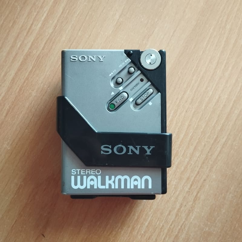 1982 Sony WM2 Sony Walkman Cassette Player WM-2 Vintage grey B... - used       Vintage