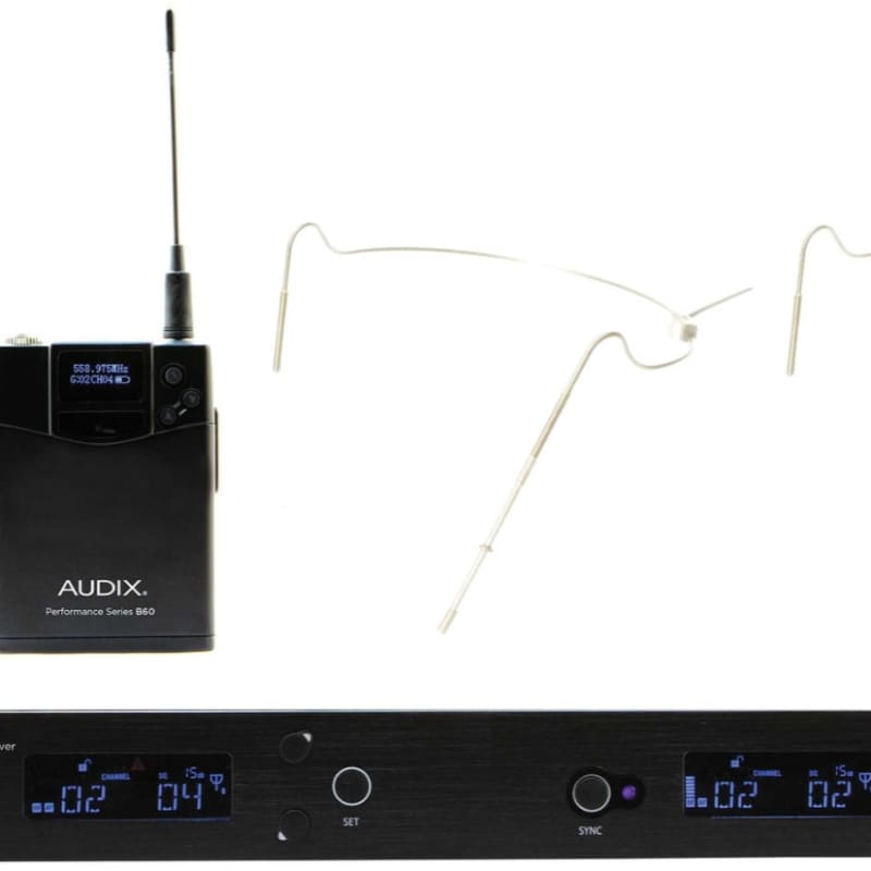 2010s Audix AP42 HT5 BG Dual Wireless Headset Microphone Syste... - used Microphone   Wireless  Condenser