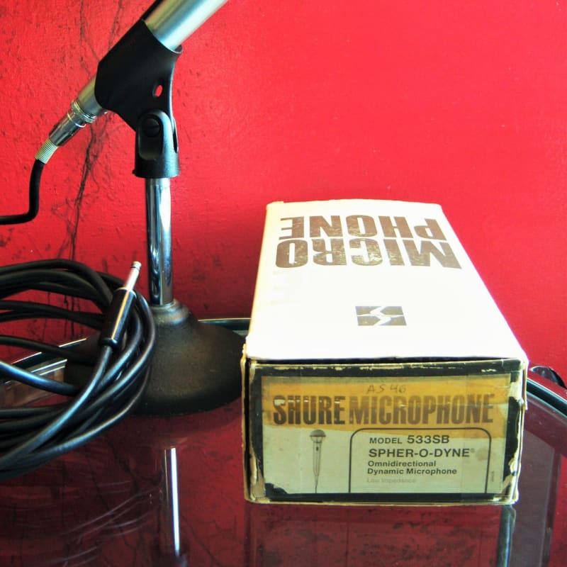 1970's Shure 533SB Satin Chrome - used Microphone