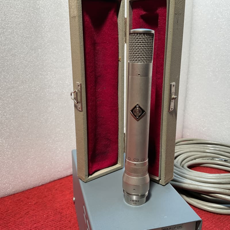 Neumann KM 256 # 105 # TUBE TELEFUNKEN AC701 VINTAGE Nikel - used       Vintage