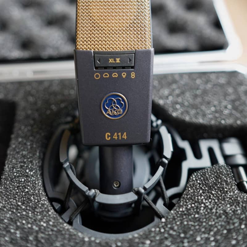 2010s AKG C414 XLII Large Diaphragm Multipattern Condenser Mic… – used Microphone     Condenser