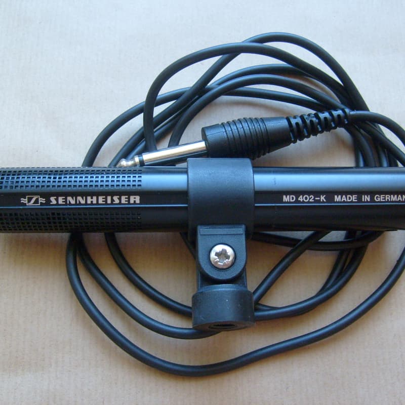 Microphone Sennheiser MD 402-K Vintage New XLR MD 402 -K Silver – used Microphone      Vintage