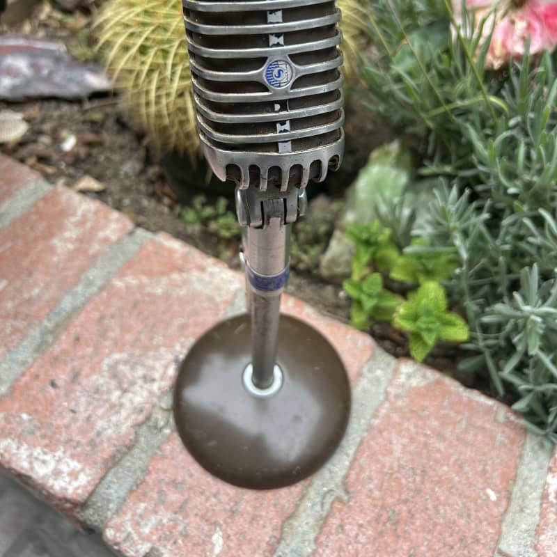 1950's Shure 55 Unidyne Microphone Metal - used Microphone     Unidirectional