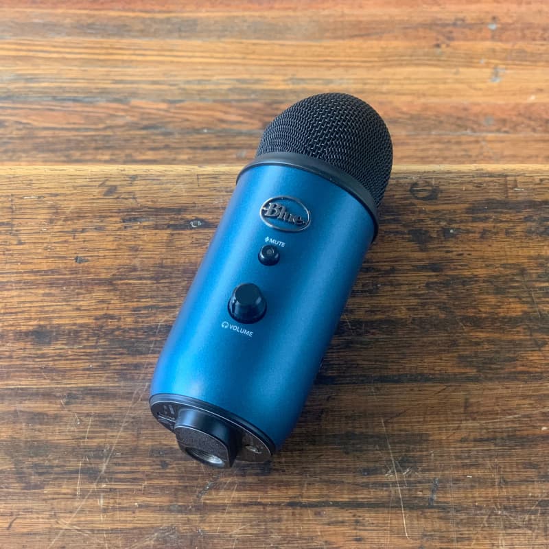 Blue Microphones Yeti USB Microphone Blue – used Microphone    USB microphone  Vocal