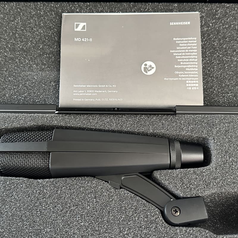 2002 – Present Sennheiser MD 421 II Cardioid Dynamic Microphon… – used Microphone  Dynamic Stage