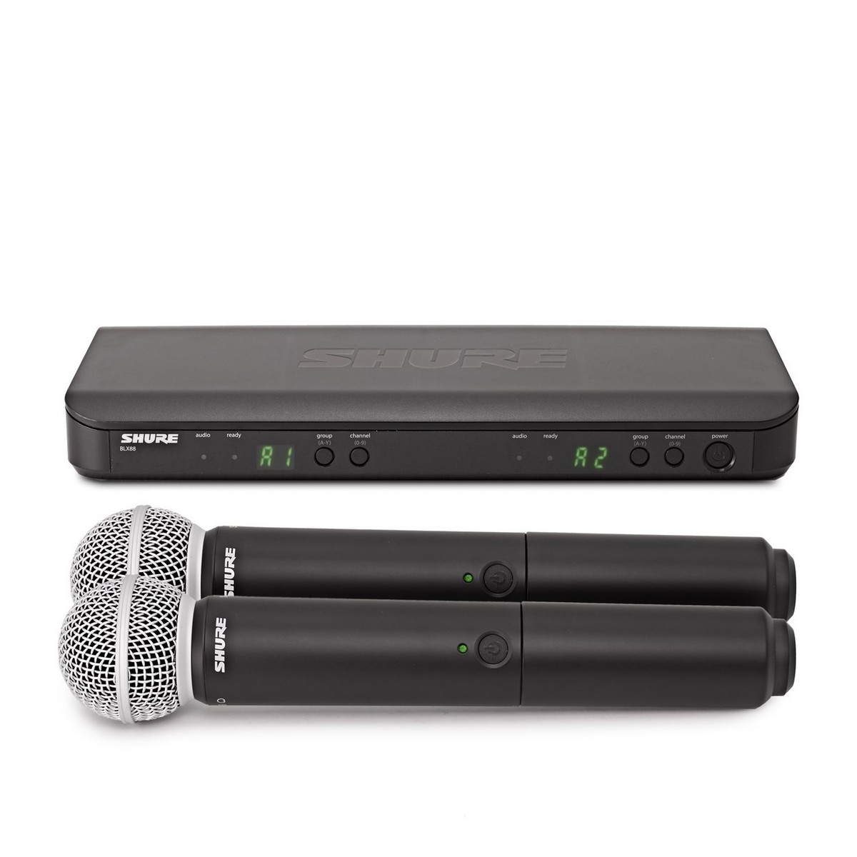 Shure BLX288/SM58-S8 Dual Handheld Wireless Microphone System –  New In the Box      Handheld Wireless Microphone