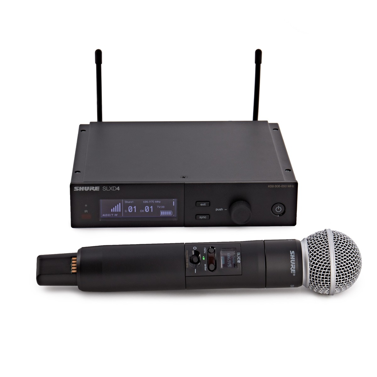 Shure SLXD24/SM58-K59 Handheld Wireless Microphone System –  New In the Box      Handheld Wireless Microphone