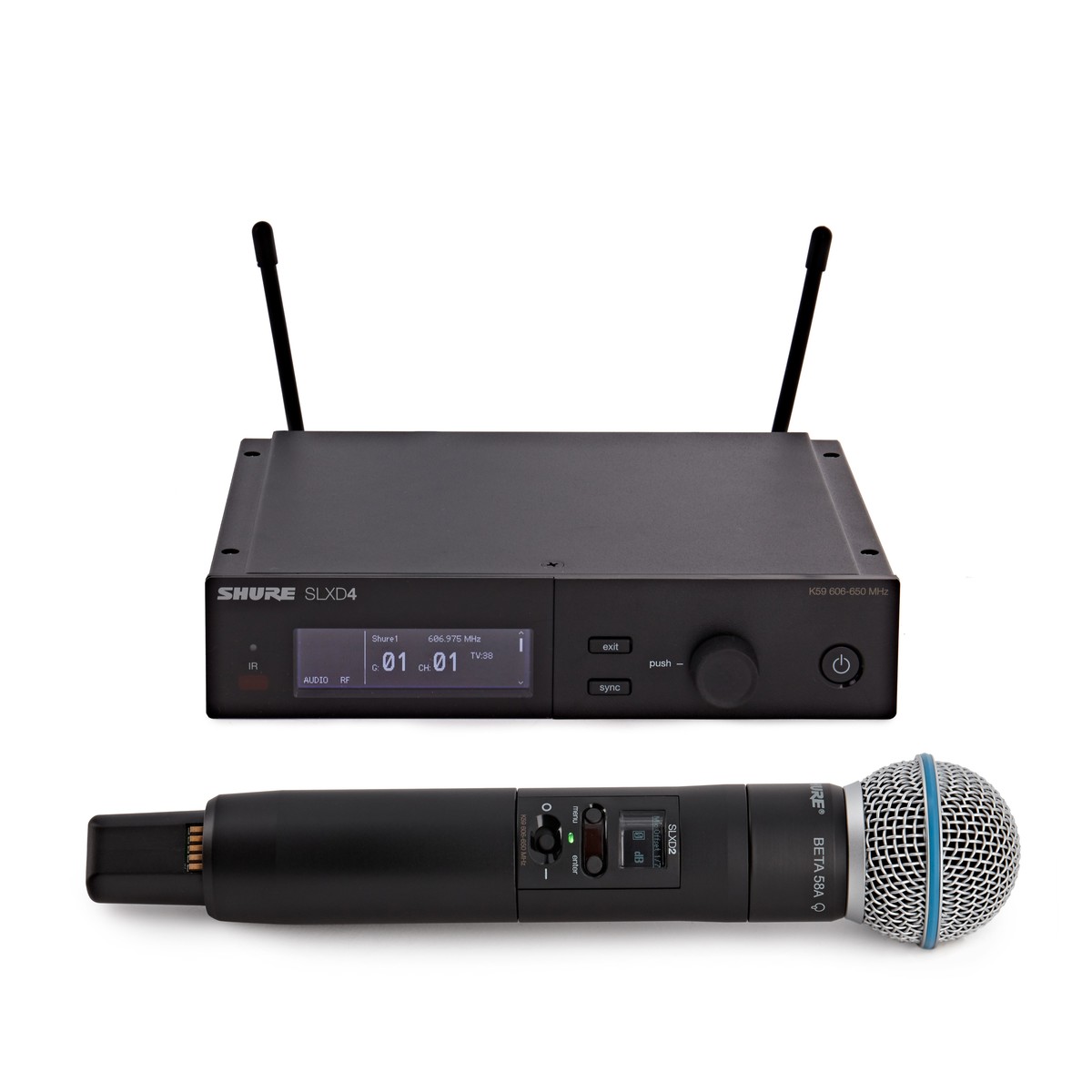 Shure SLXD24/B58-K59 Handheld Wireless Microphone System