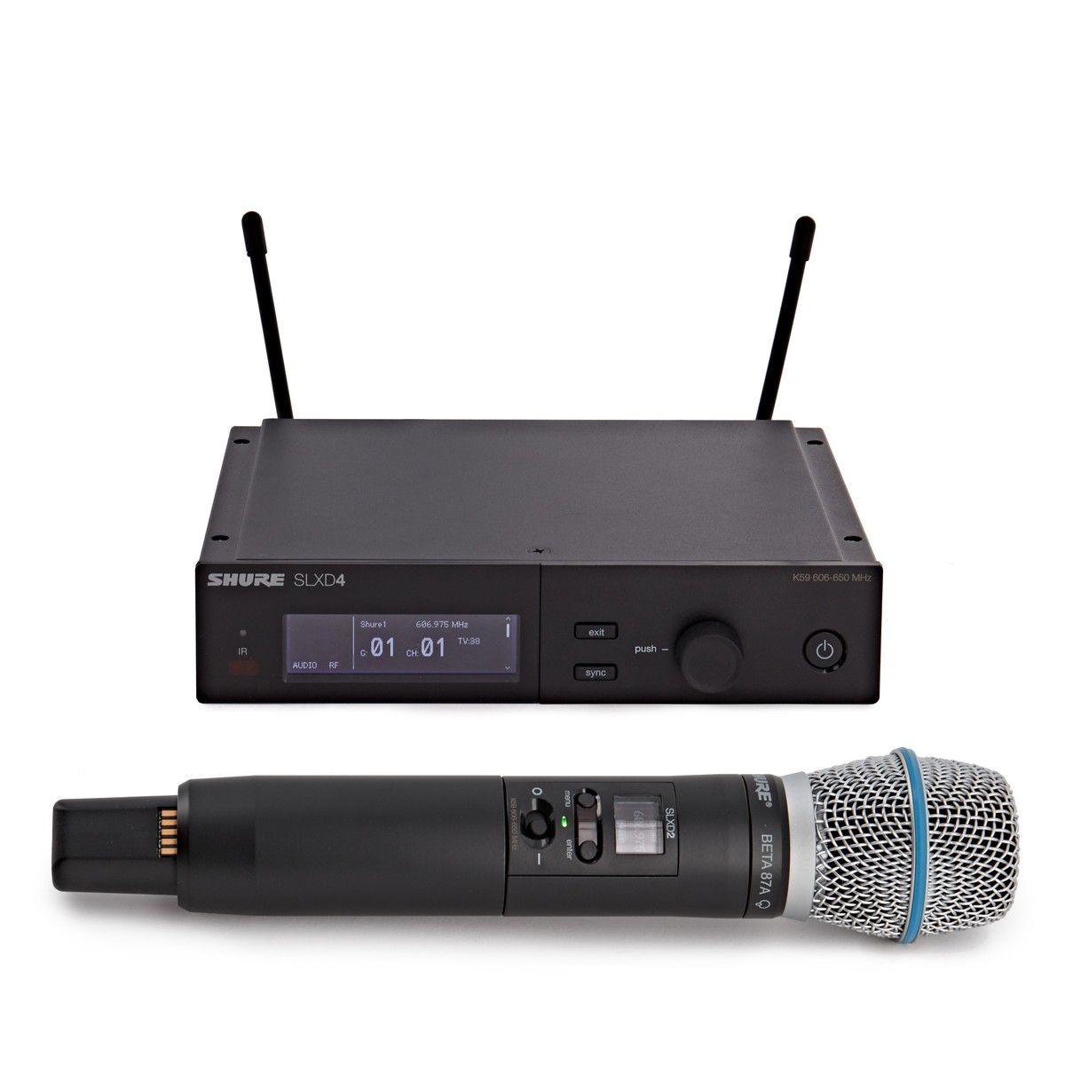 Shure SLXD24/B87A-K59 Handheld Wireless Microphone System