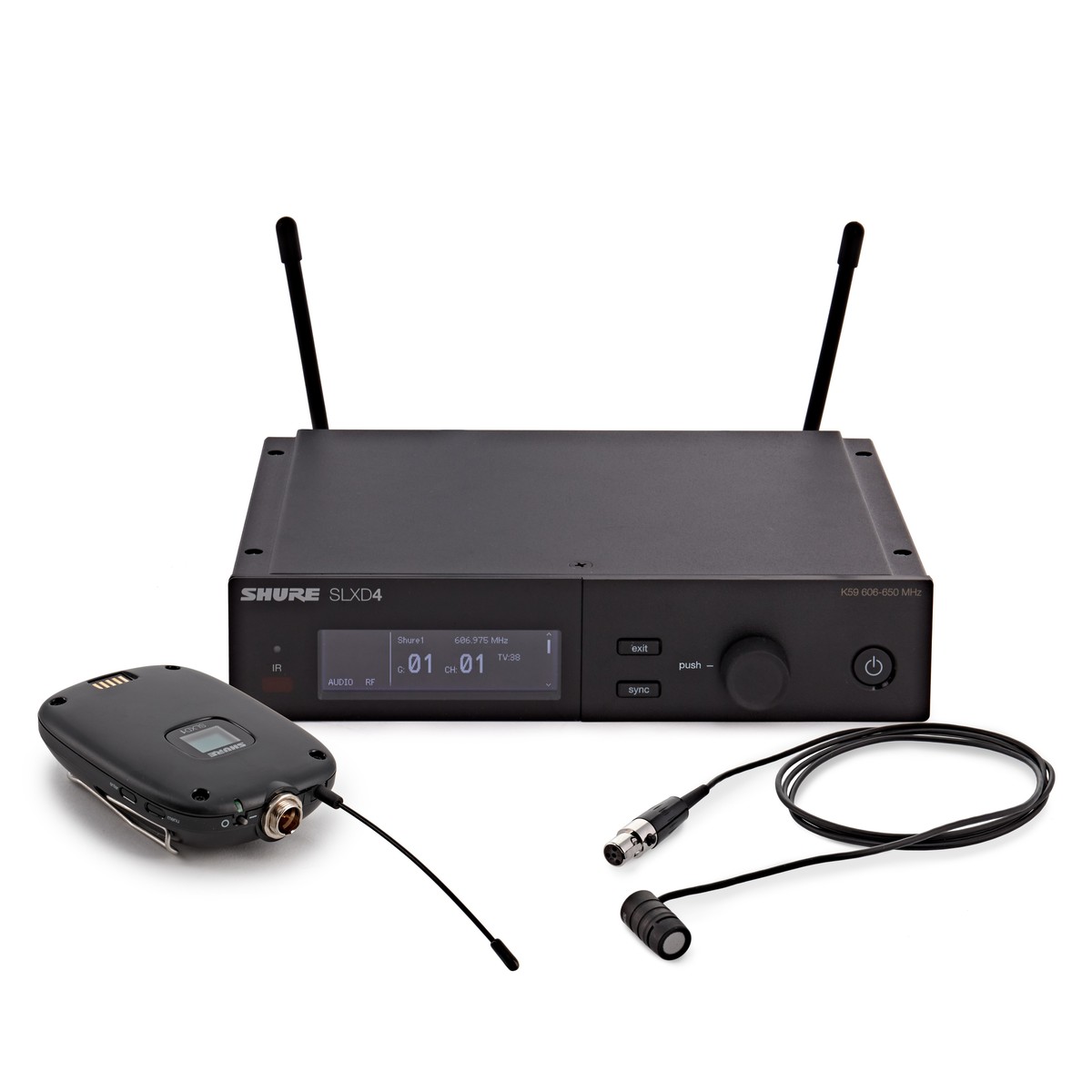 Shure SLXD14/85-K59 Wireless Lavalier Microphone System -  New In the Box      Lavalier Wireless Microphone