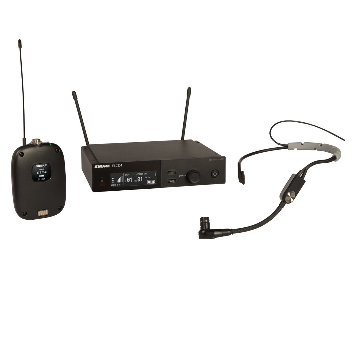 Shure SLXD14/SM35-K59 Wireless Headset Microphone System -  New In the Box  Headset Microphone     Wireless Microphone